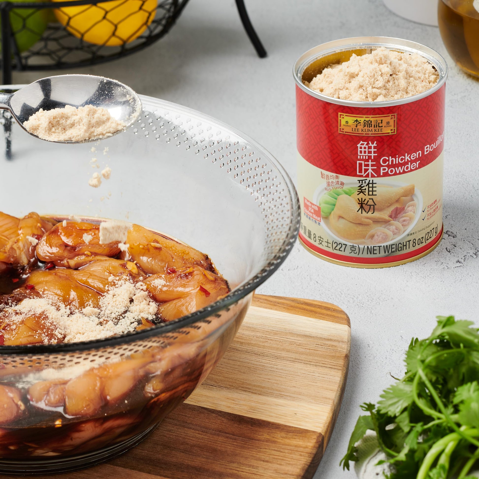 Product image of Lee Kum Kee Chicken Bouillon Powder Gluten Free Authentic Chicken Flavor for Soups Stews Marinades Porridge