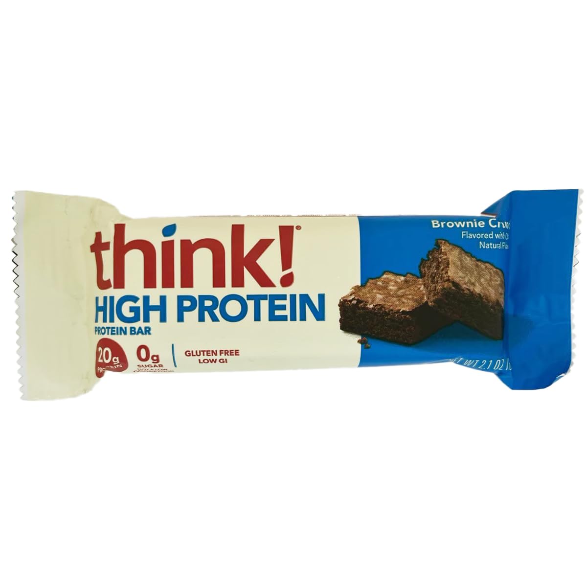 Product image of think! Protein Bar Brownie Crunch Flavor 2.1 oz 10 Bars 2.1 oz