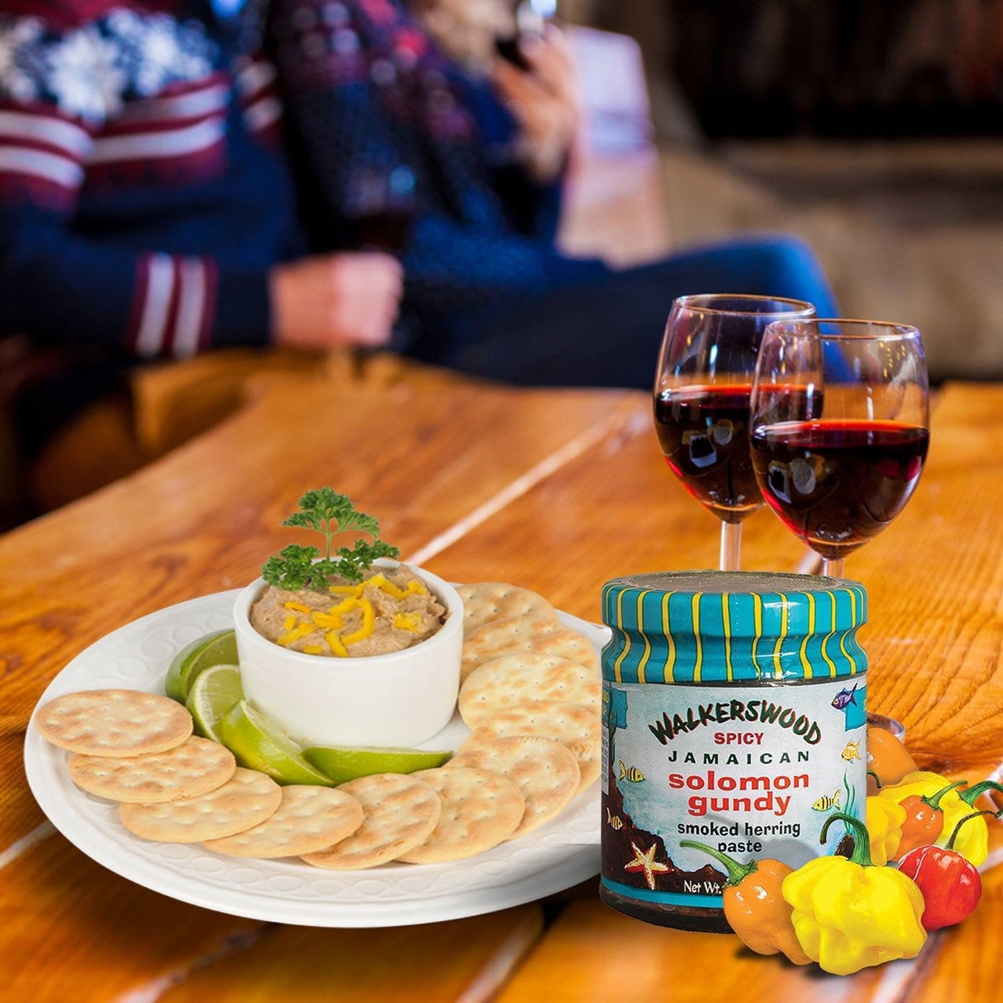 Product image of WALKERSWOOD Spicy Jamaican Solomon Gundy Smoked Herring Paste 5.6 oz 5.6 oz