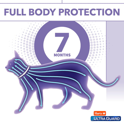 Product image of Hartz UltraGuard Plus Flea and Tick Collar for Cats Water Resistant Breakaway 7 Month Protection