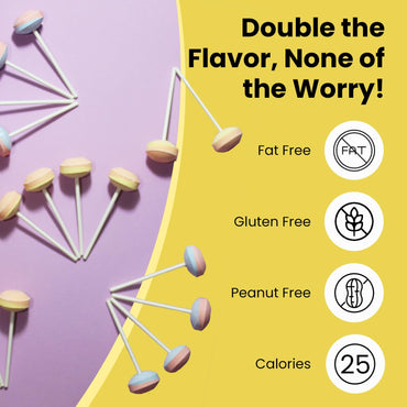 Product image of Smarties Double Lollies Assorted Fruity Flavors Gluten Free Peanut Free Fat Free Low Calorie Perfect for