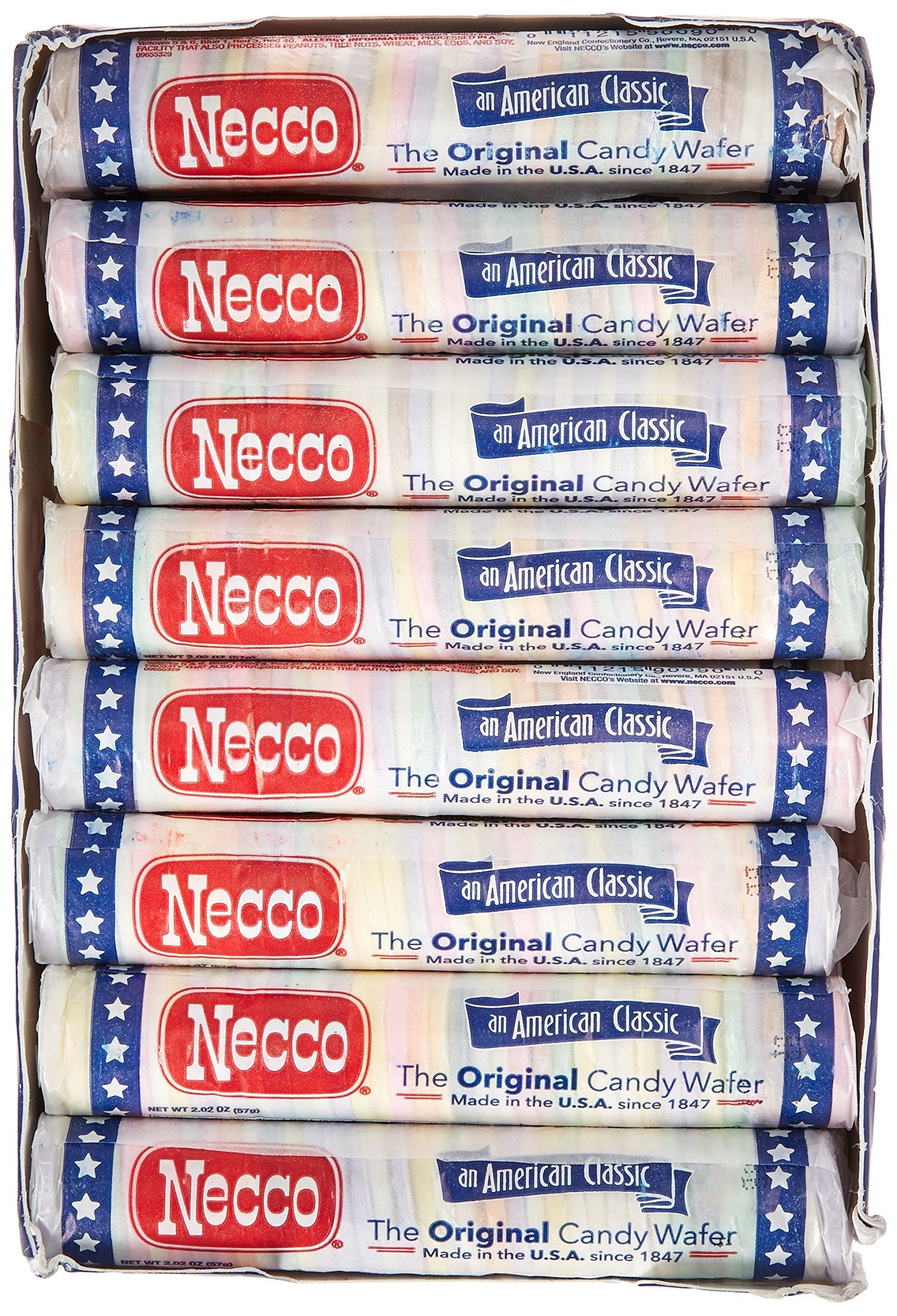 Product image of Necco Assorted Original Candy Wafers 2.02 oz 24 Rolls 2.02 oz