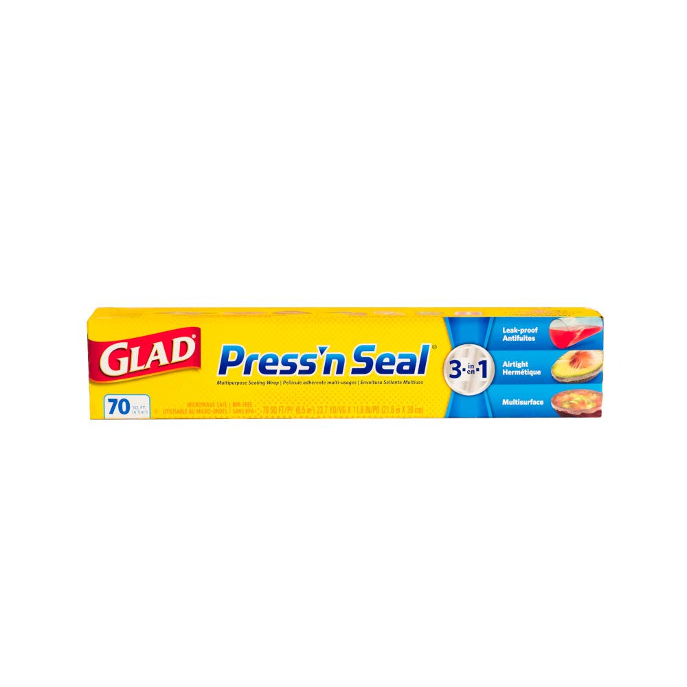 Product image of Glad Press 'n Seal Plastic Food Wrap 70 Square Foot Roll
