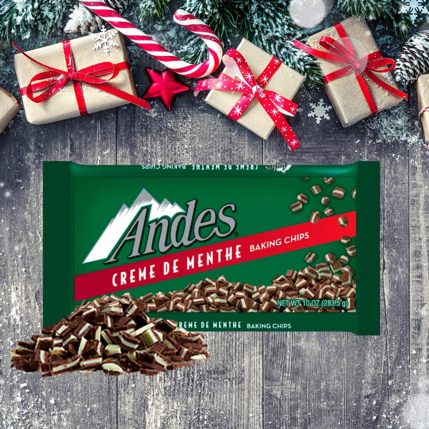 Product image of Andes Baking Chips Mint Chocolate 10 oz 10 oz Pack of 6