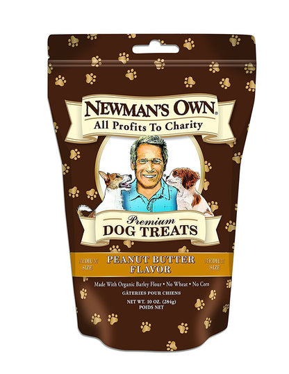 Product image of Newman's Own Dog Biscuits Peanut Butter Formula Medium Size 10 oz 10 oz Pack of 6