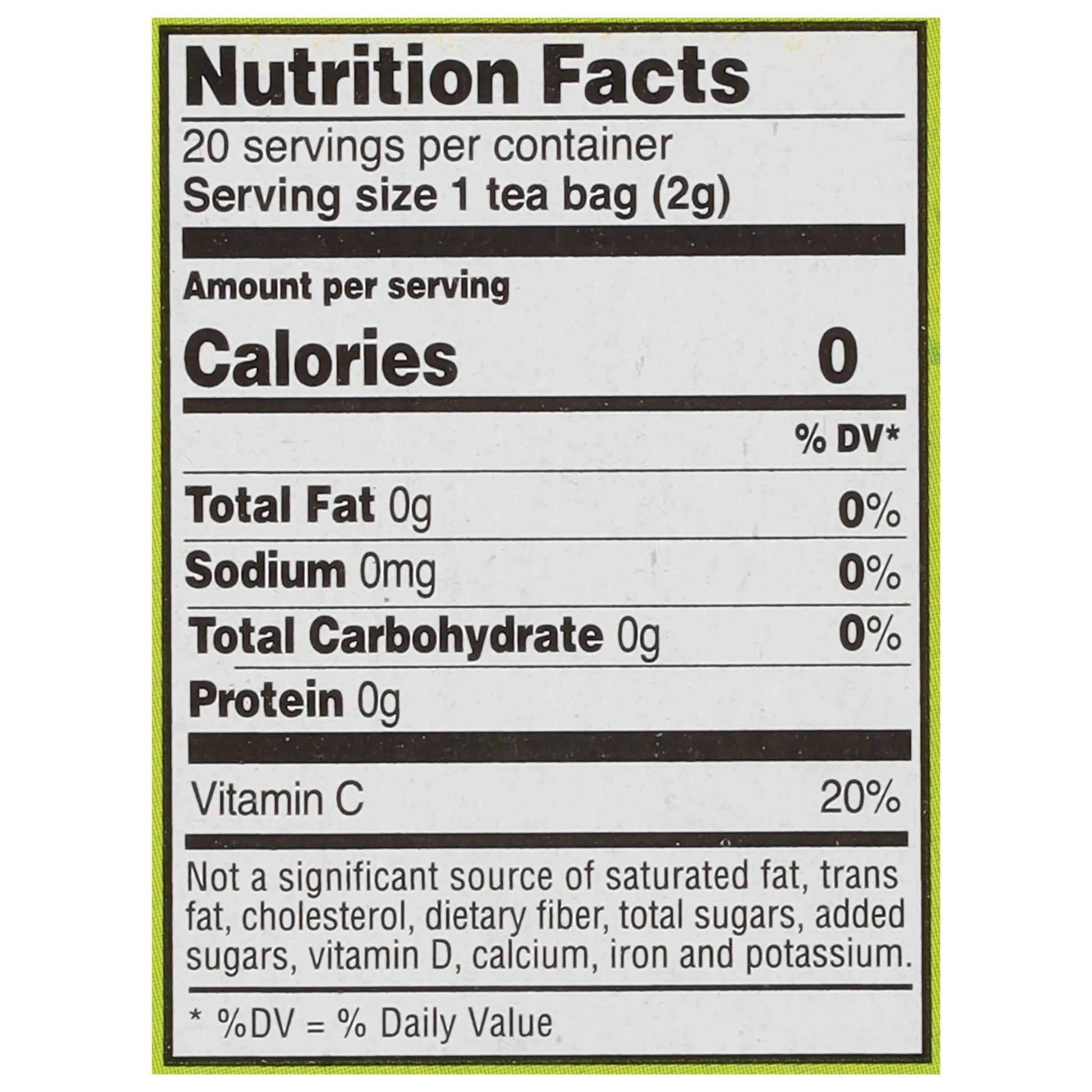 Product image of Celestial Seasonings Green Tea Decaffeinated 20 Tea Bags Pack of 6