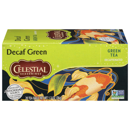 Product image of Celestial Seasonings Green Tea Decaffeinated 20 Tea Bags Pack of 6
