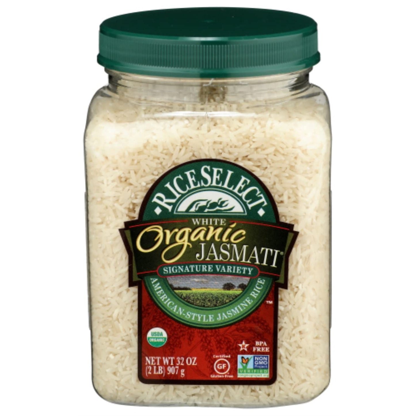 Product image of RiceSelect Organic Jasmati Rice 32 oz Jars 32 oz Pack of 4