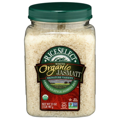 Product image of RiceSelect Organic Jasmati Rice 32 oz Jars 32 oz Pack of 4