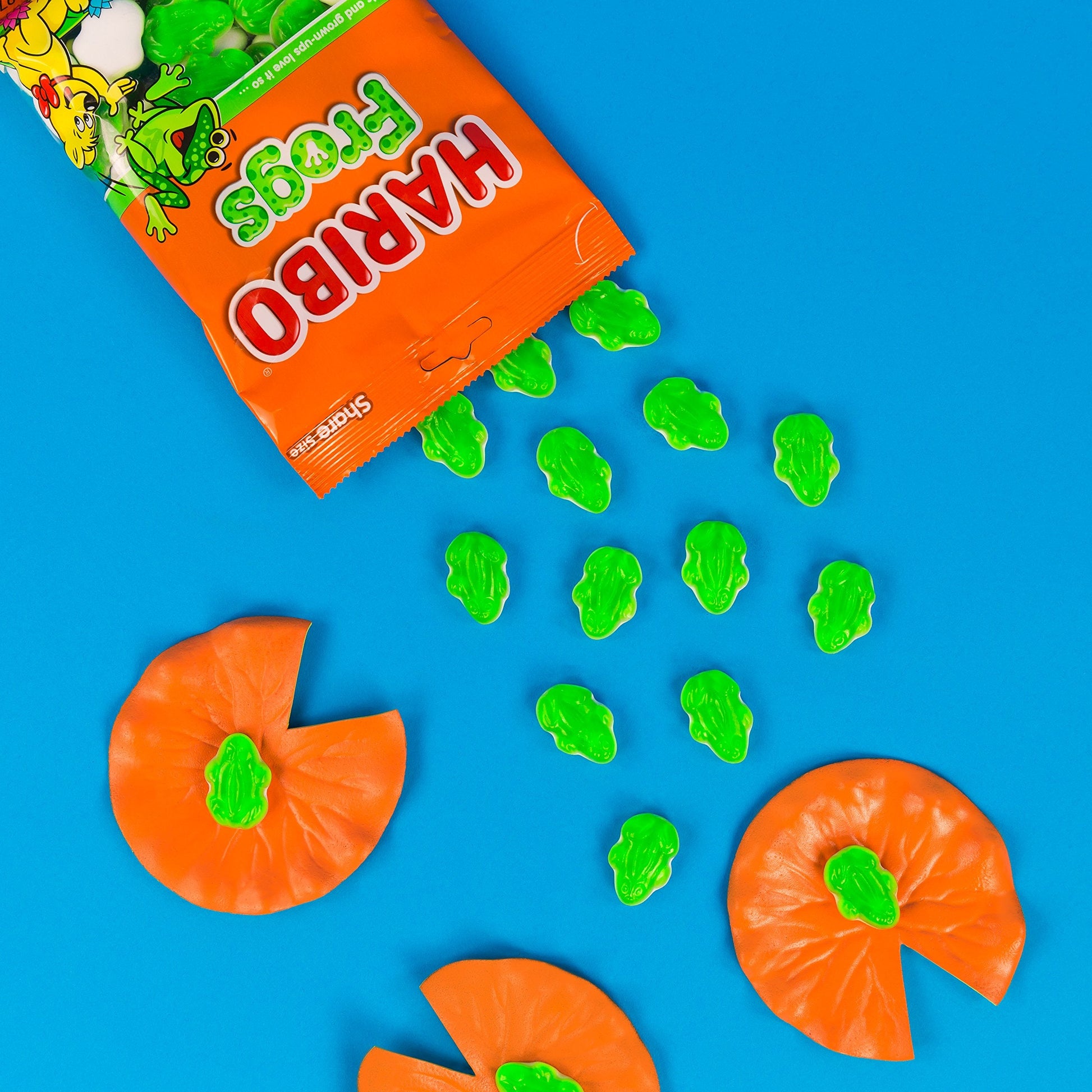 Product image of HARIBO Gummi Candy Frogs Bag 5 oz 5 oz Pack of 12