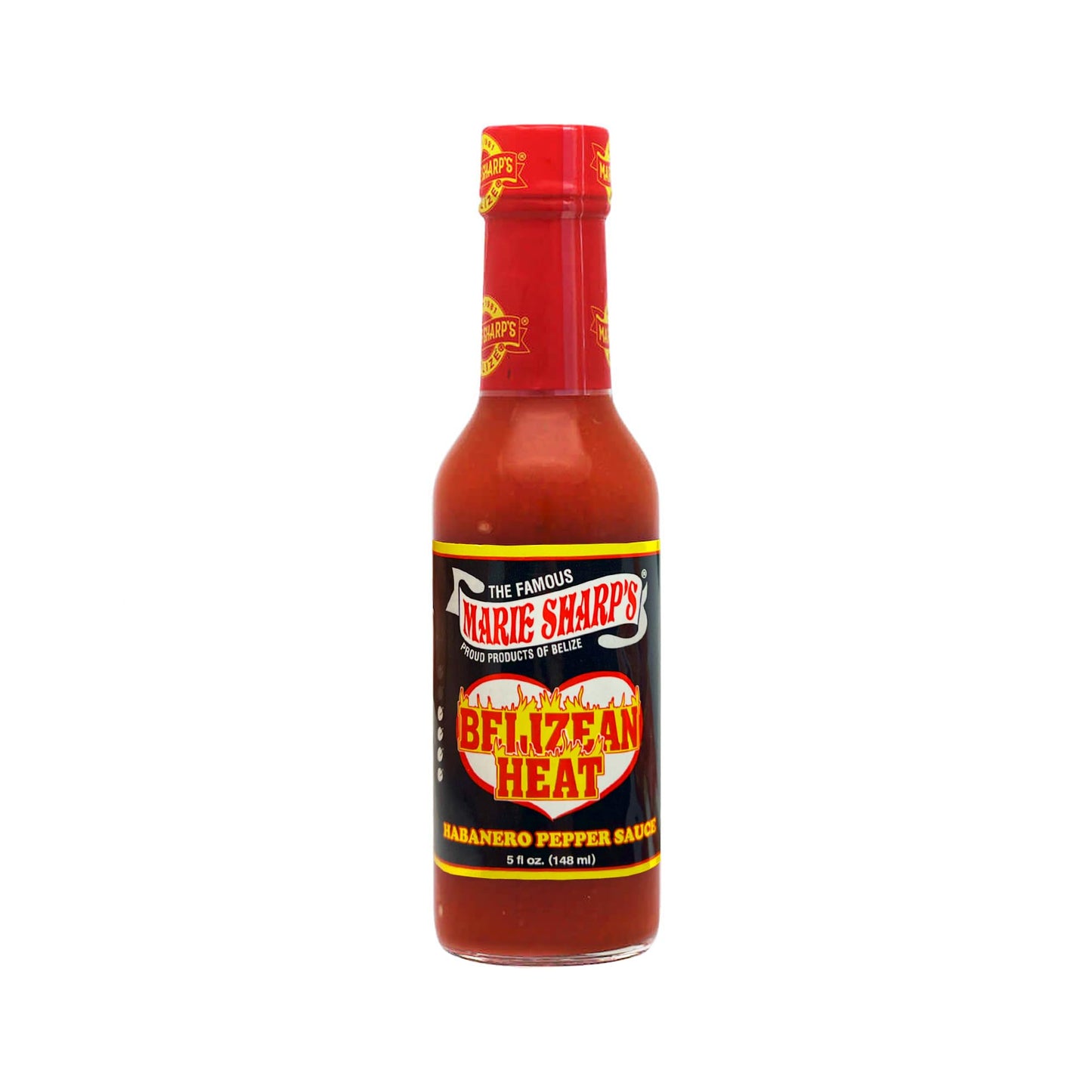 Product image of Marie Sharp's Habanero Pepper Sauce Extra Hot Belizean Heat All-Natural No Artificial Preservatives 5 oz 5