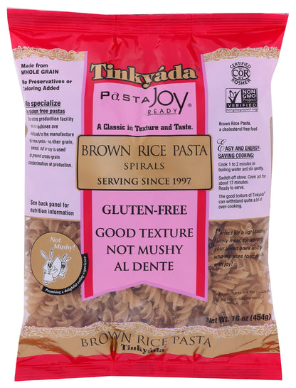 Product image of Tinkyada Brown Rice Pasta Spirals 16 oz 16 oz Pack of 12