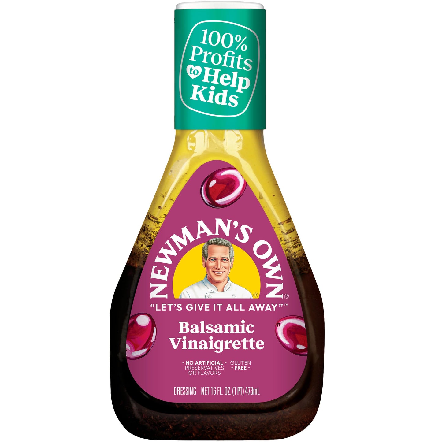 Product image of Newman's Own Balsamic Vinaigrette Salad Dressing 16 oz 16 oz Pack of 6