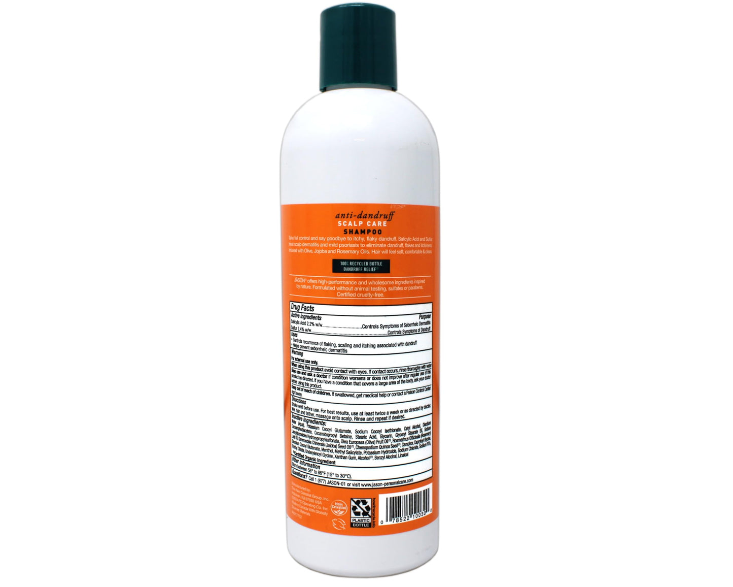 Product image of JASON Dandruff Relief Treatment Shampoo 12 oz 12 oz Pack of 2