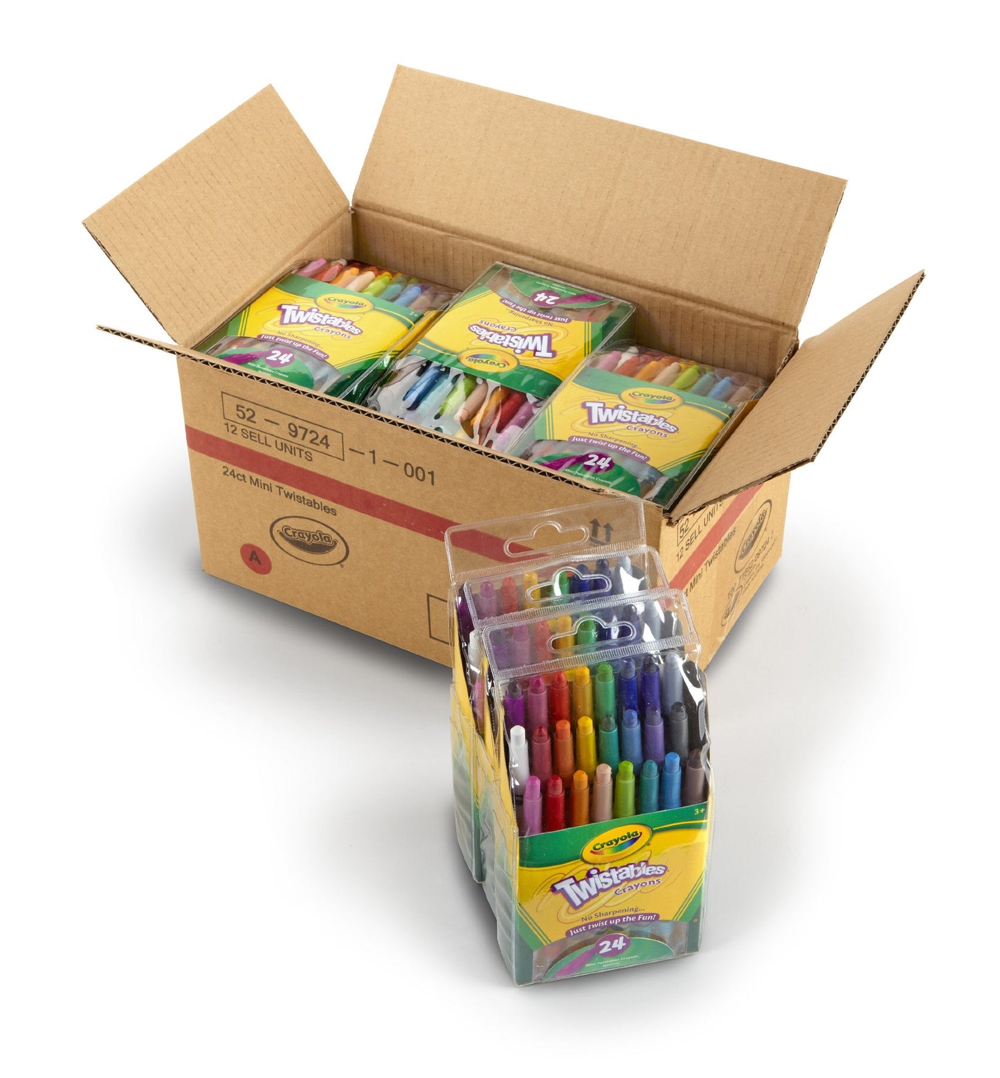 Product image of Crayola Mini Twistable Crayons Pack of 24