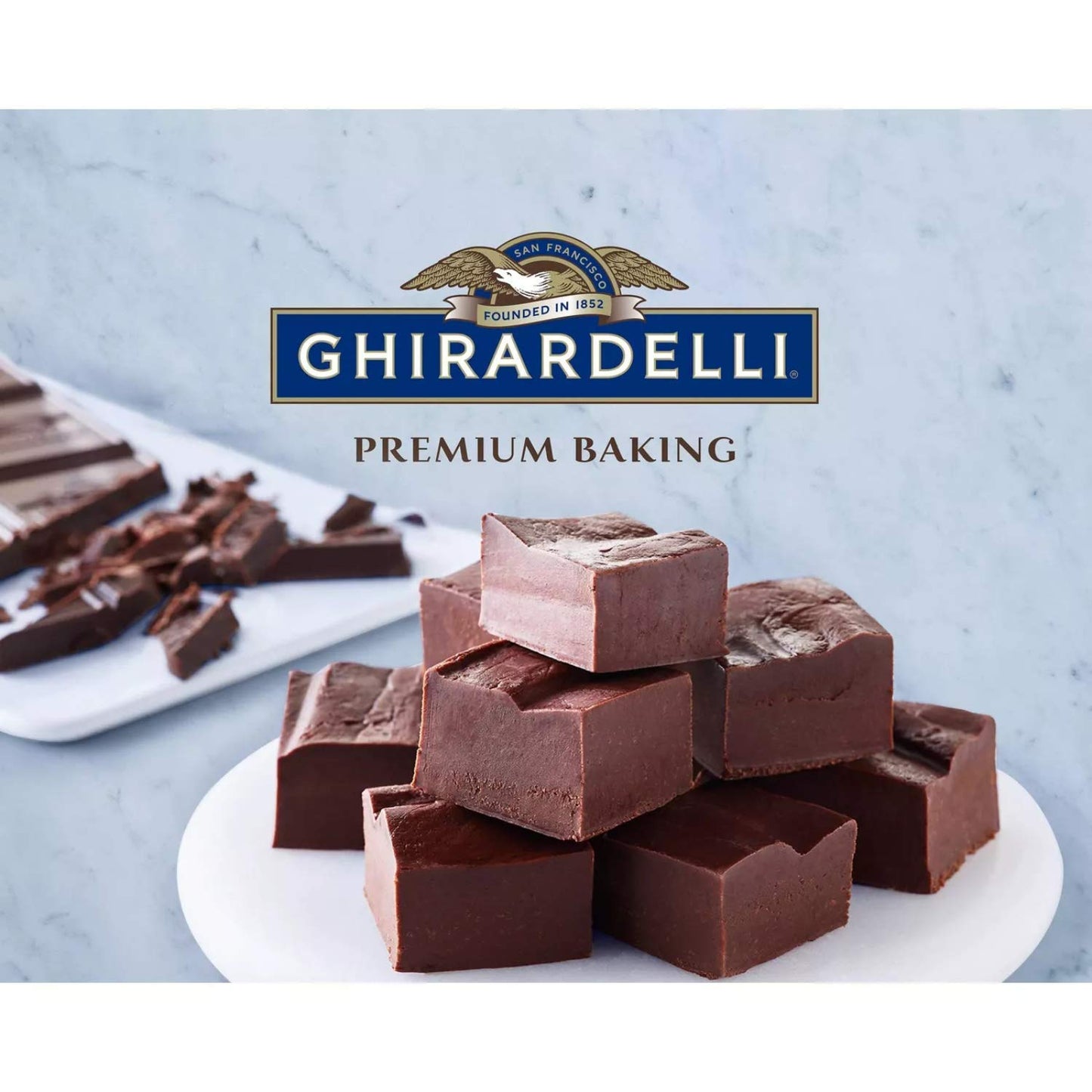 Product image of Ghirardelli Chocolate Baking Bar 100% Cacao Unsweetened Chocolate 4-oz Bars Pack of 6