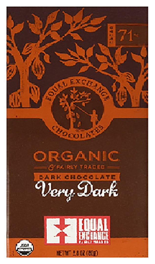 Product image of Equal Exchange Organic Very Dark Chocolate Bars 2.8 oz 2.8 oz Pack of 12