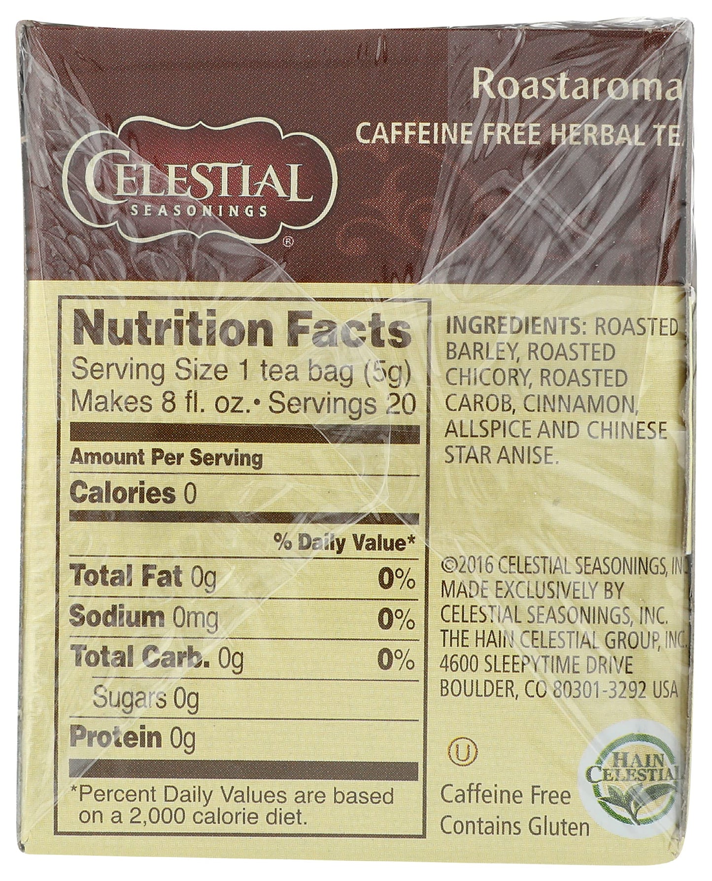 Product image of Celestial Seasonings Roastaroma Tea Bags 3.3 oz 20 ct 3.3 oz 20 Count