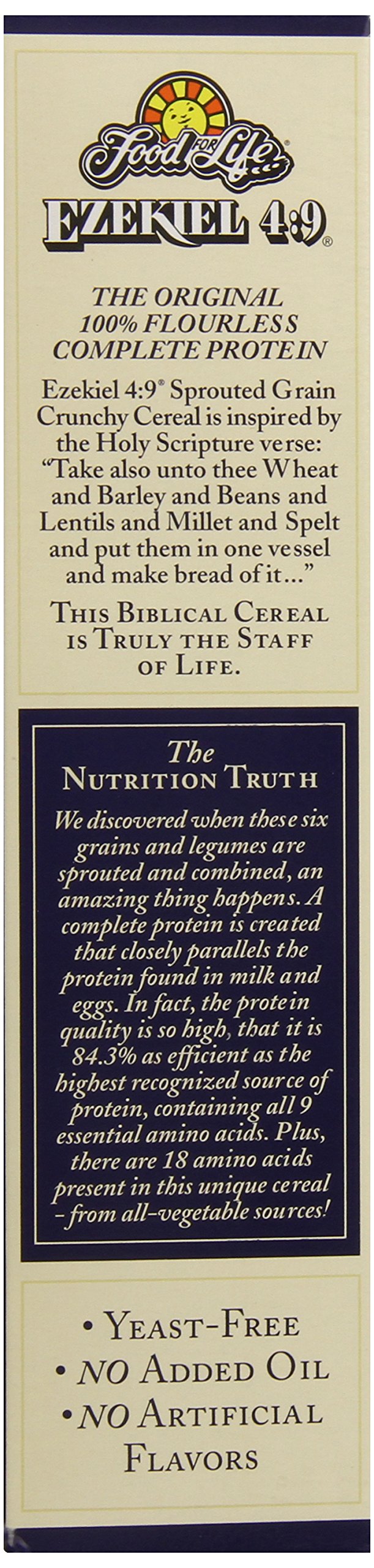 Product image of Food For Life Ezekiel 4:9 Organic Sprouted Grain Cereal Golden Flax 16-oz Boxes Pack of 6
