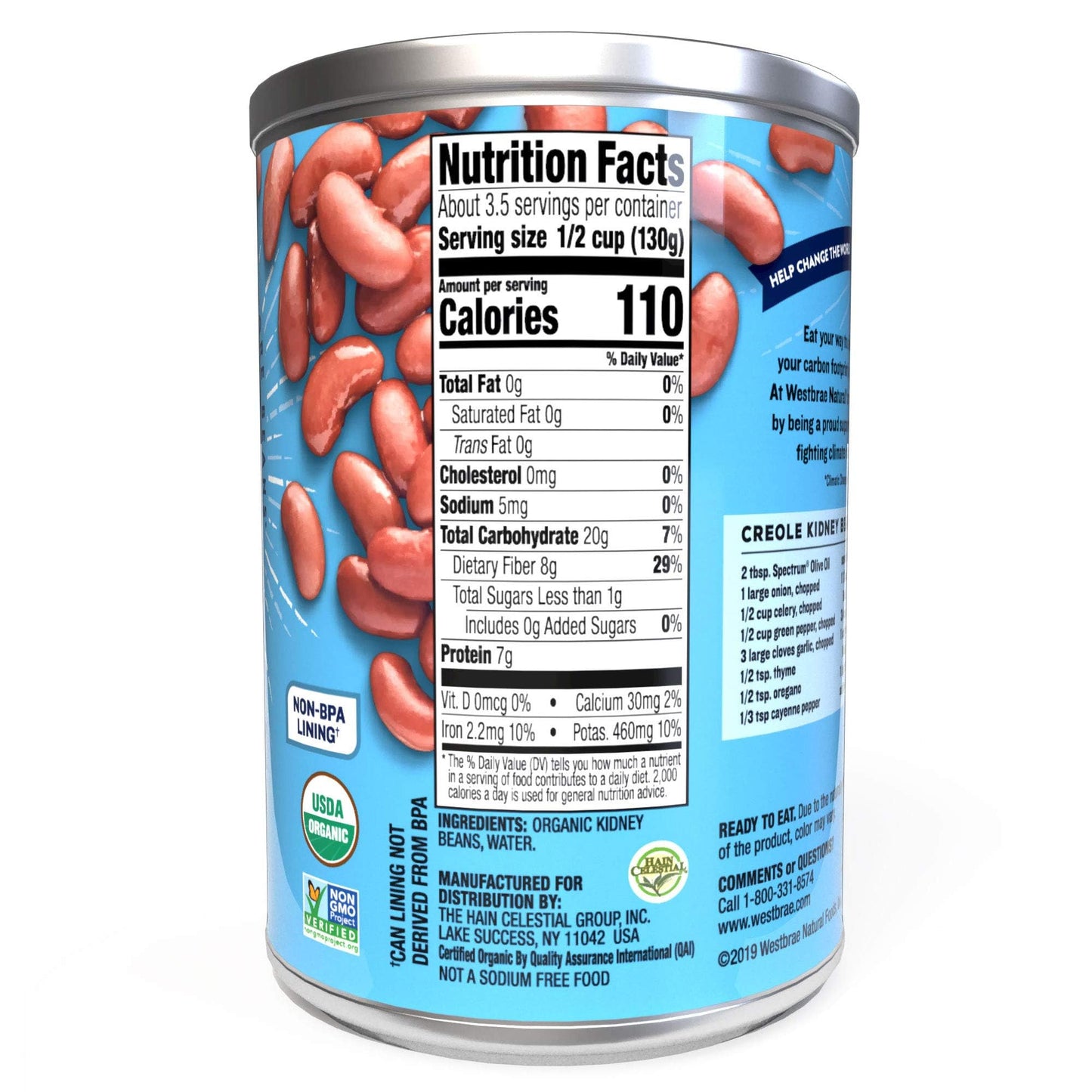 Product image of Westbrae Natural Organic Kidney Beans No Salt Added 15 oz 15 oz Pack of 12