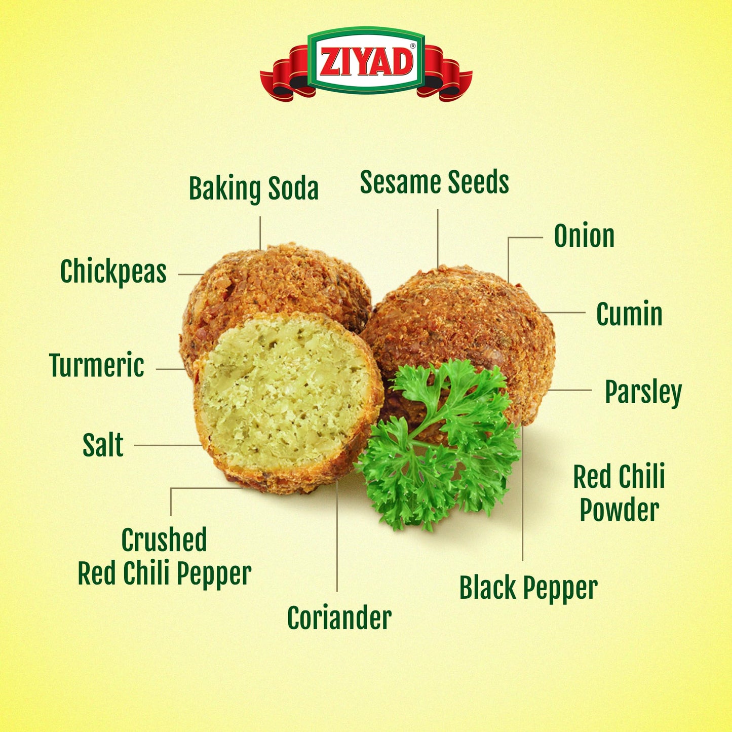 Product image of Ziyad Premium Falafel Dry Mix 12 oz 12 oz