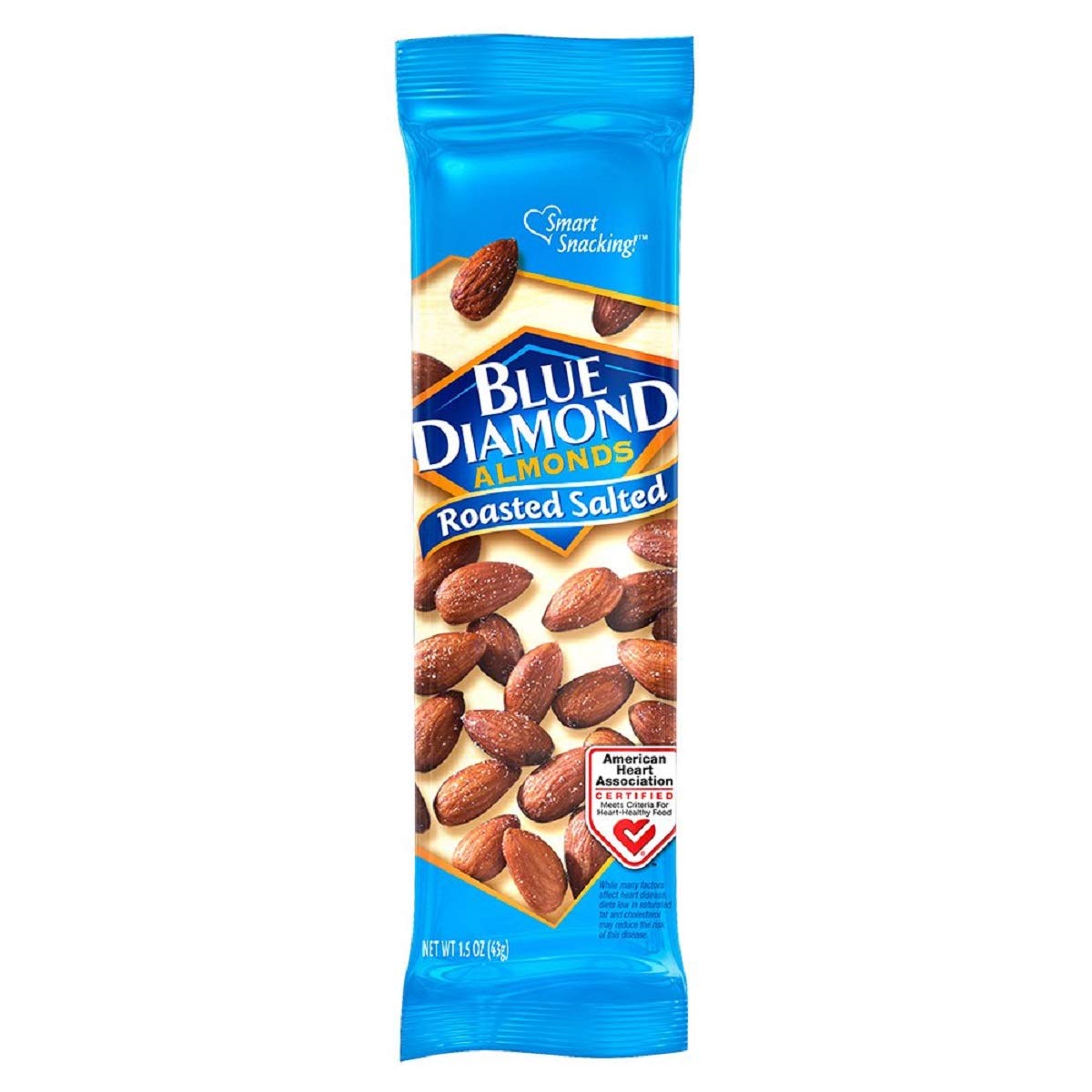 Product image of Blue Diamond Almonds Roasted Salted 1.5 oz 1.5 oz Pack of 12