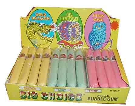 Product image of Bubble Gum Cigars Chewing Gum Banana Mint Fruit Flavors Variety 36 ct 36 Count