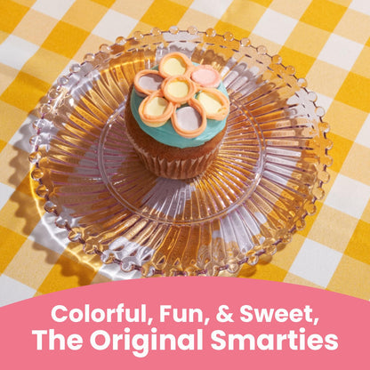 Product image of Smarties Candy Mega Rolls Gluten Free Vegan Assorted Flavors Peanut Free Individually Wrapped Box Halloween