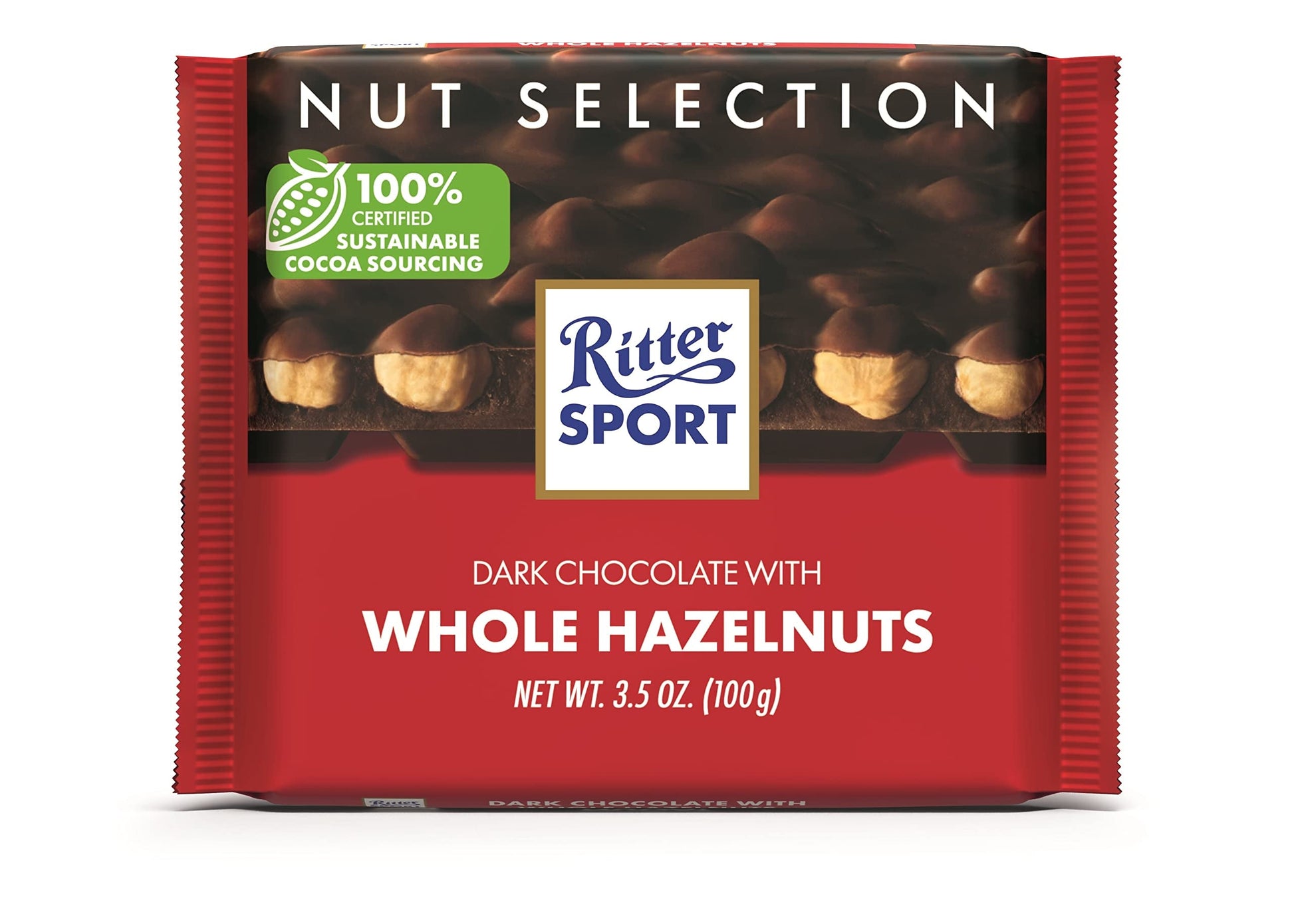 Product image of Ritter Sport Dark Chocolate Hazelnuts 3.5 oz 3.5 oz Pack of 10