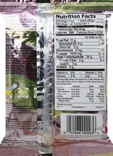 Product image of MAMA Shrimp Tom Yum Instant Noodles Hot and Spicy Thai Flavors No Trans Fat 2.12 oz 2.12 oz Pack of 30