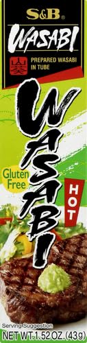 Product image of S and B Prepared Wasabi in Tube 1.52 oz 1.52 oz