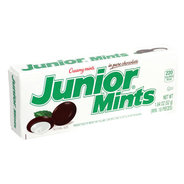 Product image of Junior Mints Chocolate Candy Theater Box Peppermint Filling 1.84-oz Boxes Pack of 24