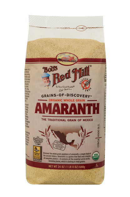 Product image of Bob's Red Mill Organic Whole Grain Amaranth 24 oz 24 oz Pack of 4