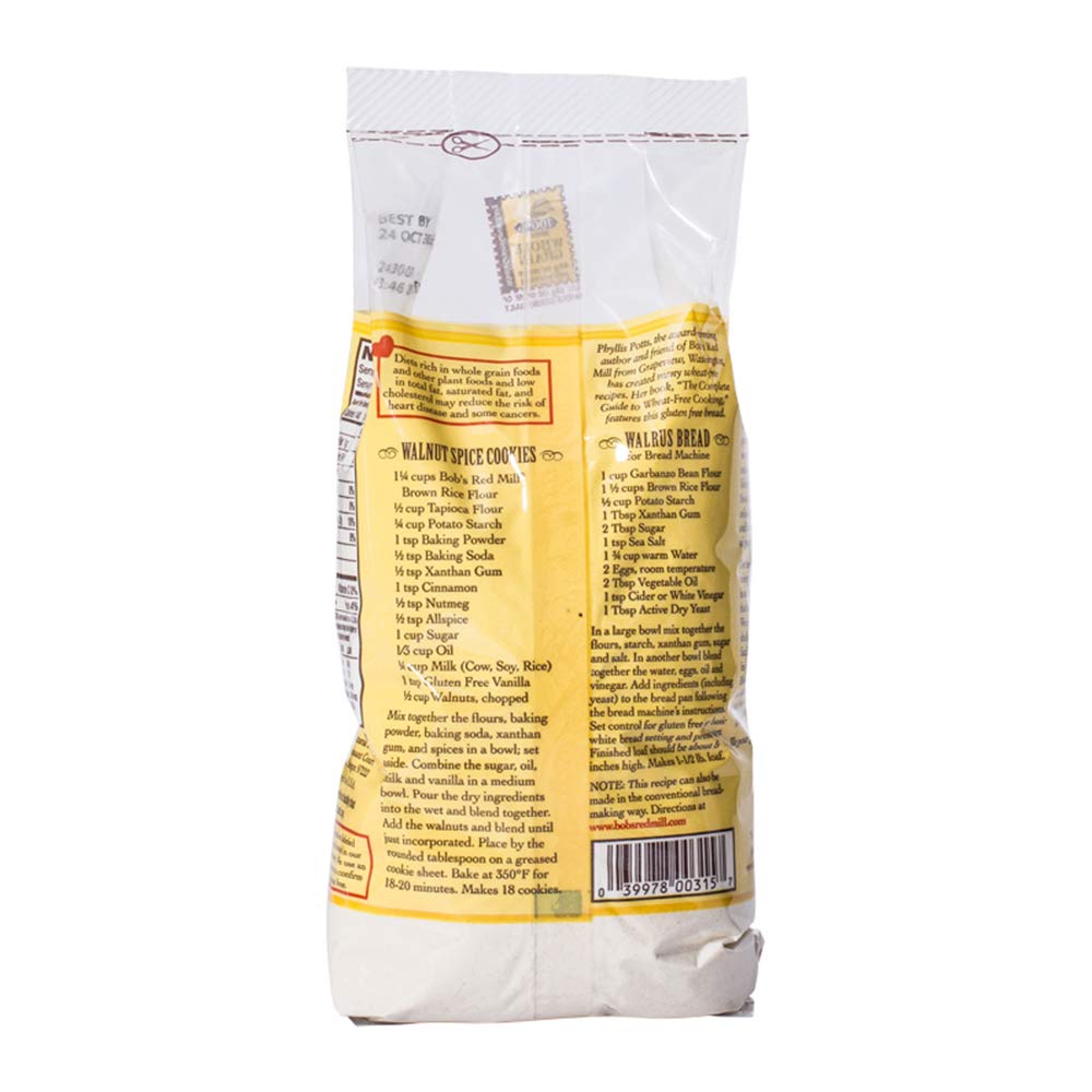 Product image of Bob's Red Mill Whole Grain Brown Rice Flour 1 lb