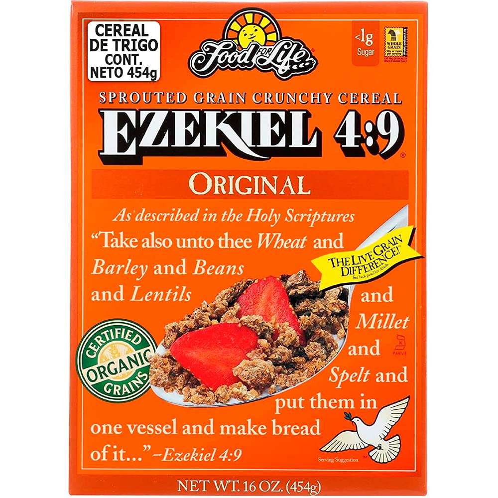 Product image of Food For Life Ezekiel 4:9 Organic Sprouted Grain Cereal Original 16 oz 16 oz