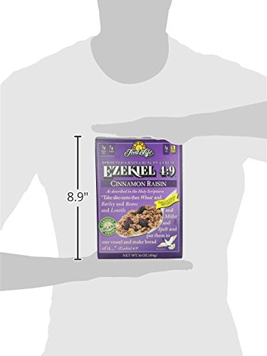 Product image of Food for Life Ezekiel 4:9 Organic Sprouted Grain Cereal Cinnamon Raisin 16 oz 16 oz