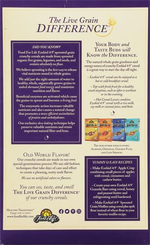 Product image of Food for Life Ezekiel 4:9 Organic Sprouted Grain Cereal Cinnamon Raisin 16 oz 16 oz