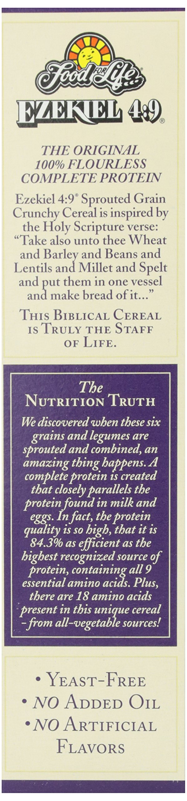 Product image of Food for Life Ezekiel 4:9 Organic Sprouted Grain Cereal Cinnamon Raisin 16 oz 16 oz