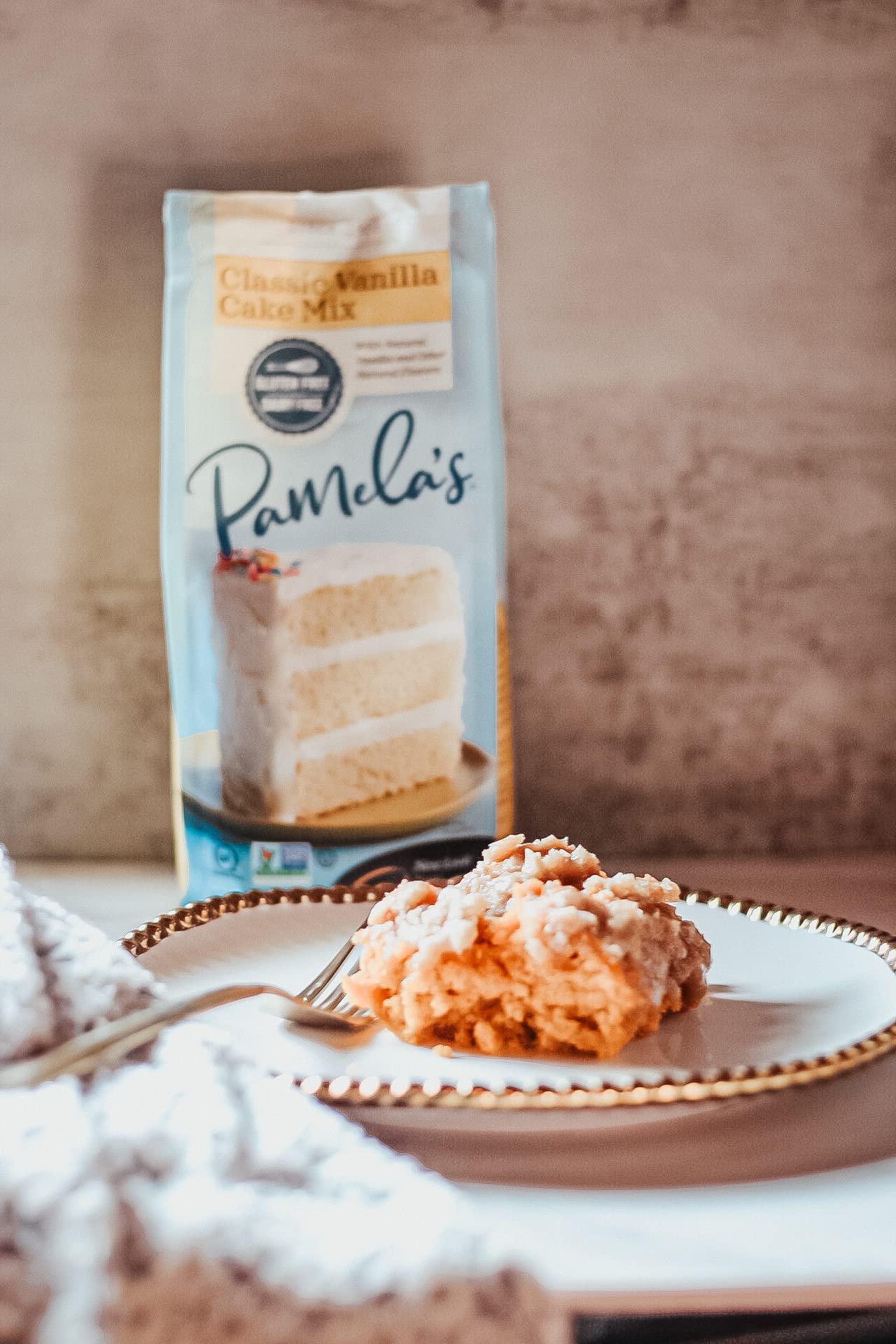 Product image of Pamela's Products Gluten Free Cake Mix Classic Vanilla 21 oz Bags 21 oz Pack of 6