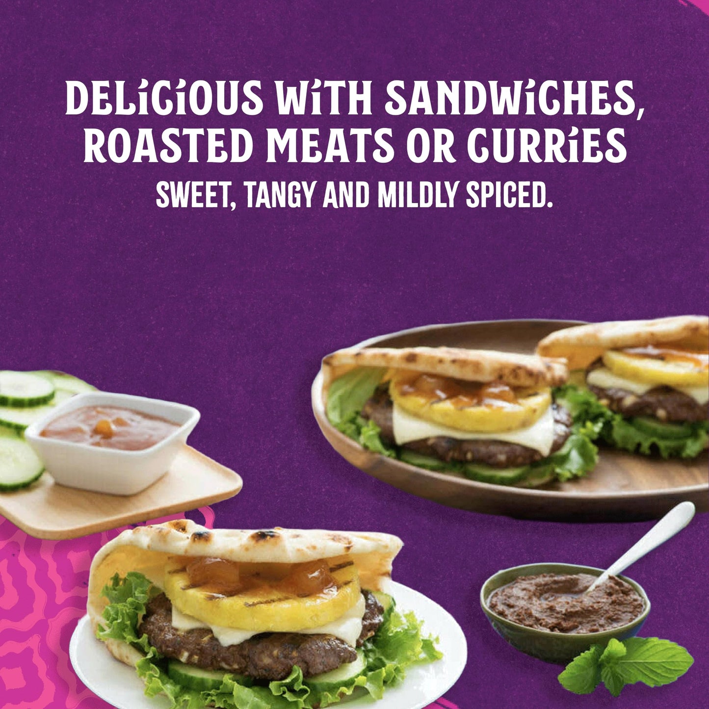 Product image of Patak's Major Grey Chutney Sweet and Mild Mango Chutney Ginger and Aromatic Spices Non-GMO Vegan and