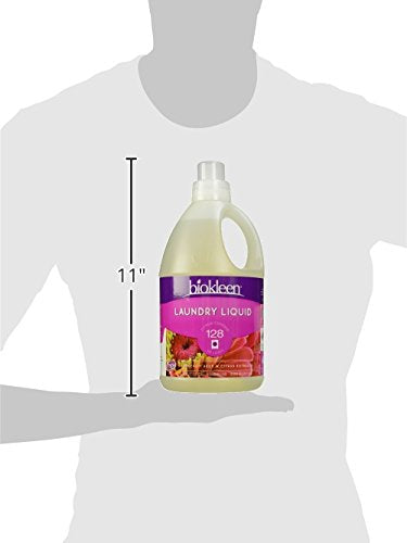 Product image of Biokleen Liquid Laundry Detergent Concentrated Citrus Essence 128 HE Loads Plant-Based Eco-Friendly