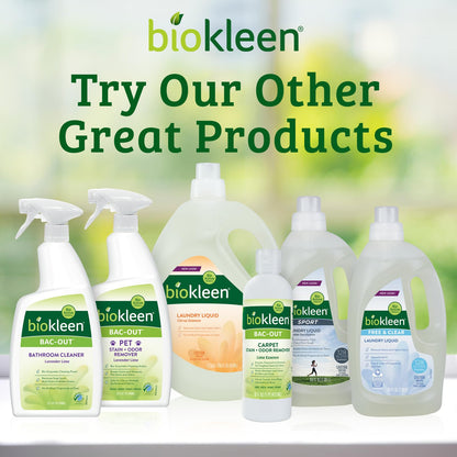 Product image of Biokleen Liquid Laundry Detergent Concentrated Citrus Essence 128 HE Loads Plant-Based Eco-Friendly