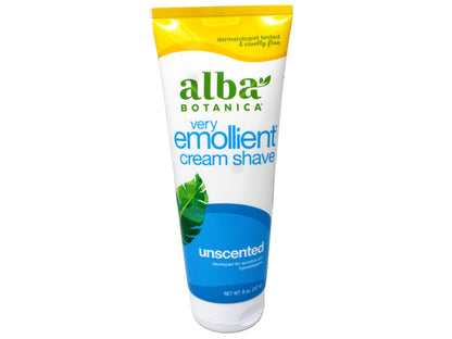 Product image of Alba Botanica Very Emollient Cream Shave Unscented 8 oz 8 oz
