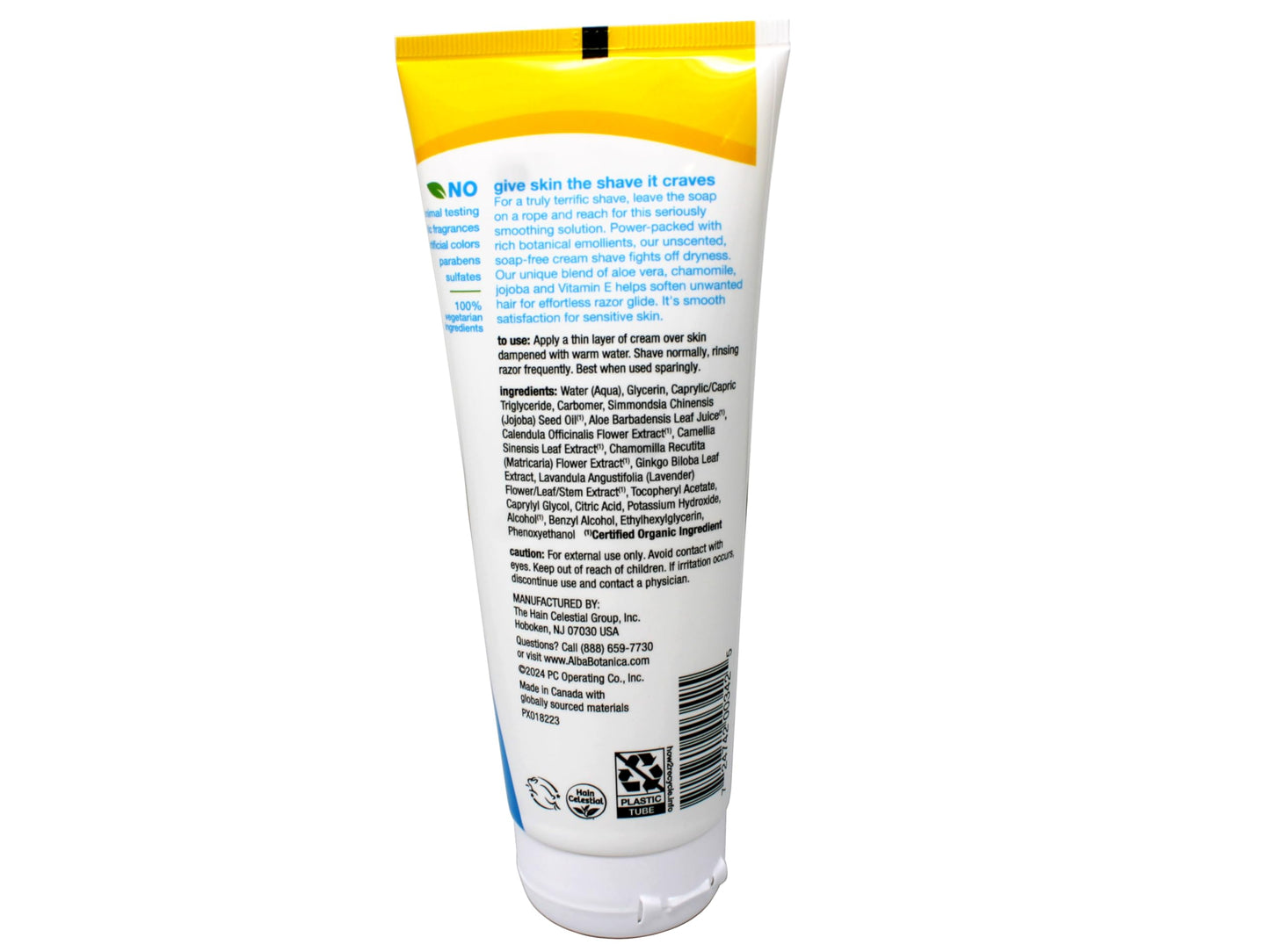 Product image of Alba Botanica Very Emollient Cream Shave Unscented 8 oz 8 oz
