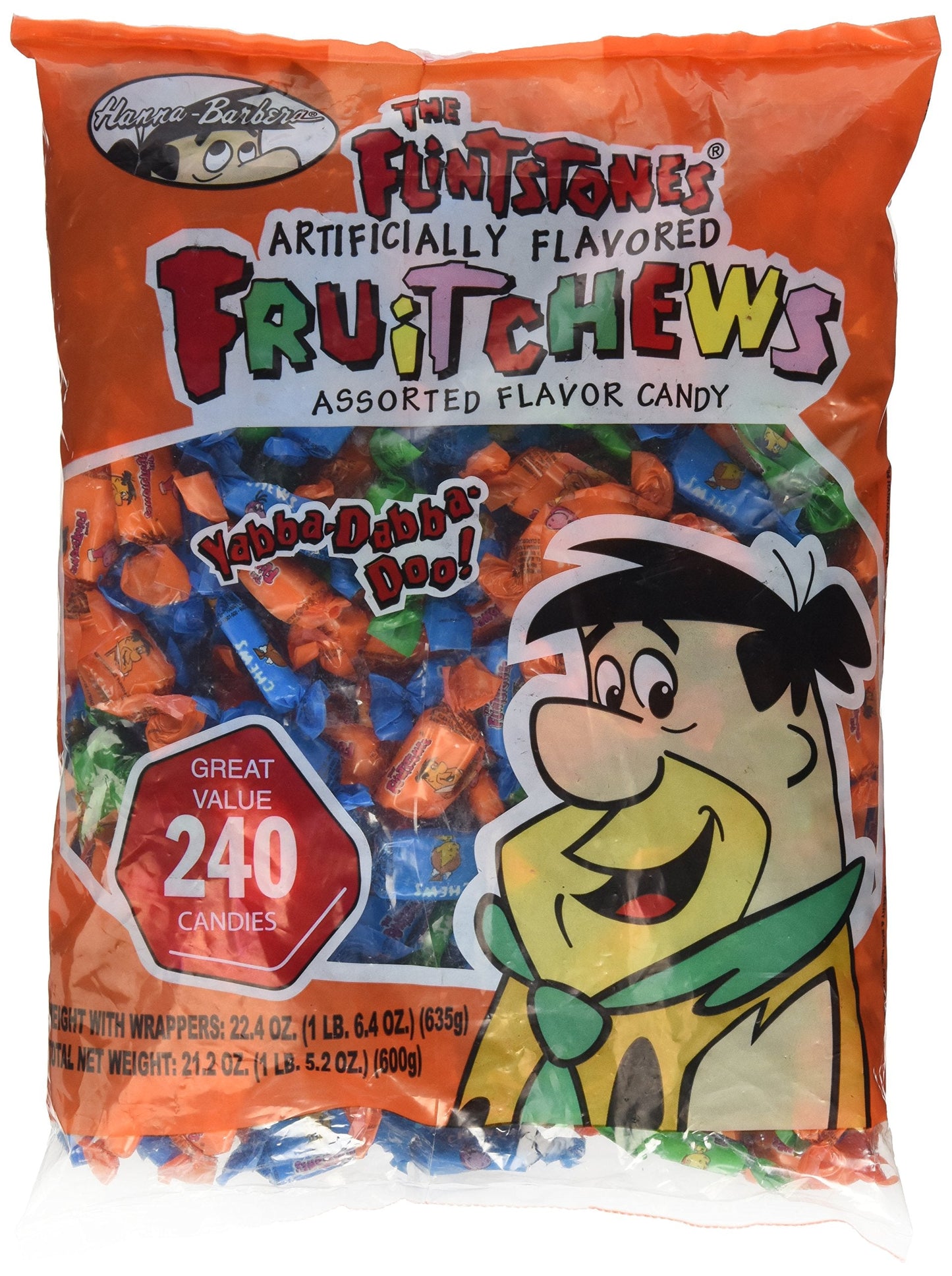 Product image of Albert's Fruit Chews Flintstone Flavors 240 Candies