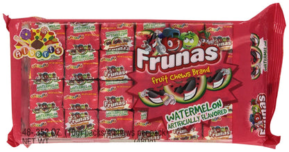 Product image of Frunas Fruit Chews Watermelon Flavor Pack of 48