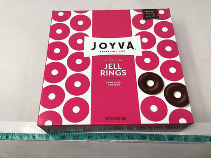 Product image of Joyva Raspberry Jell Rings Candy Raspberry Flavor 5 lb