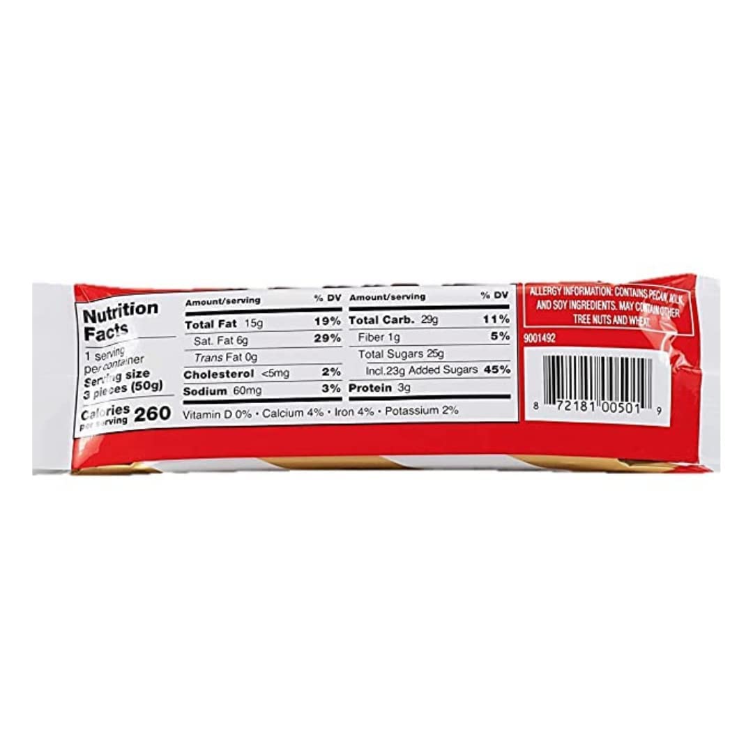 Product image of DeMet's Turtles Milk Chocolate Caramel Nut Cluster Bar 3-Piece Bar 1.76 oz 1.76 oz Pack of 24