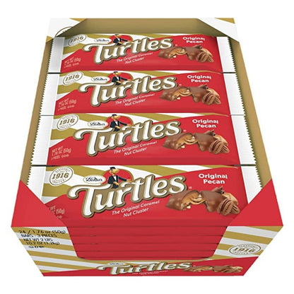 Product image of DeMet's Turtles Milk Chocolate Caramel Nut Cluster Bar 3-Piece Bar 1.76 oz 1.76 oz Pack of 24