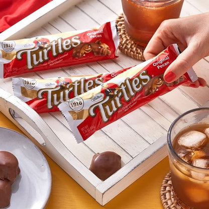 Product image of DeMet's Turtles Milk Chocolate Caramel Nut Cluster Bar 3-Piece Bar 1.76 oz 1.76 oz Pack of 24